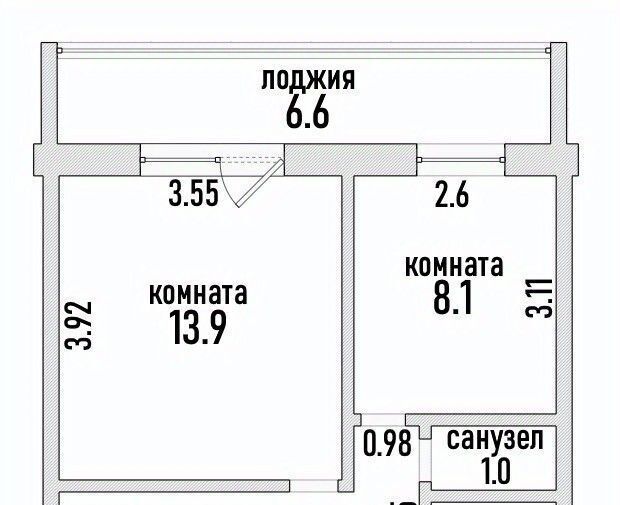 квартира г Томск р-н Ленинский ул Говорова 31 фото 1