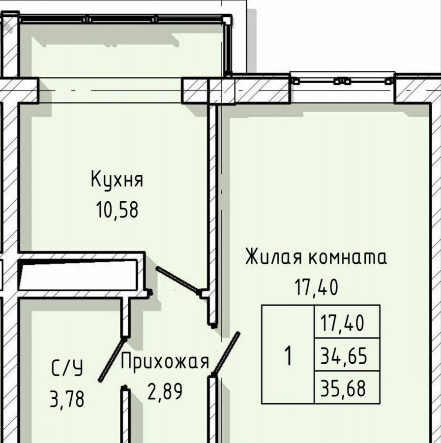 квартира г Нальчик ул Тарчокова 127б фото 13