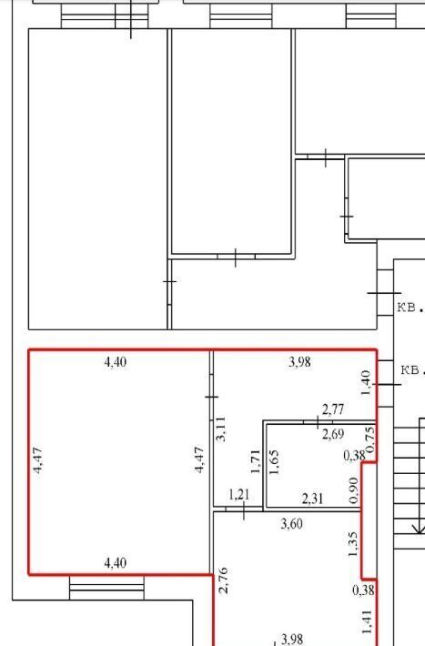 квартира г Курган б-р Солнечный 25к/2 фото 15