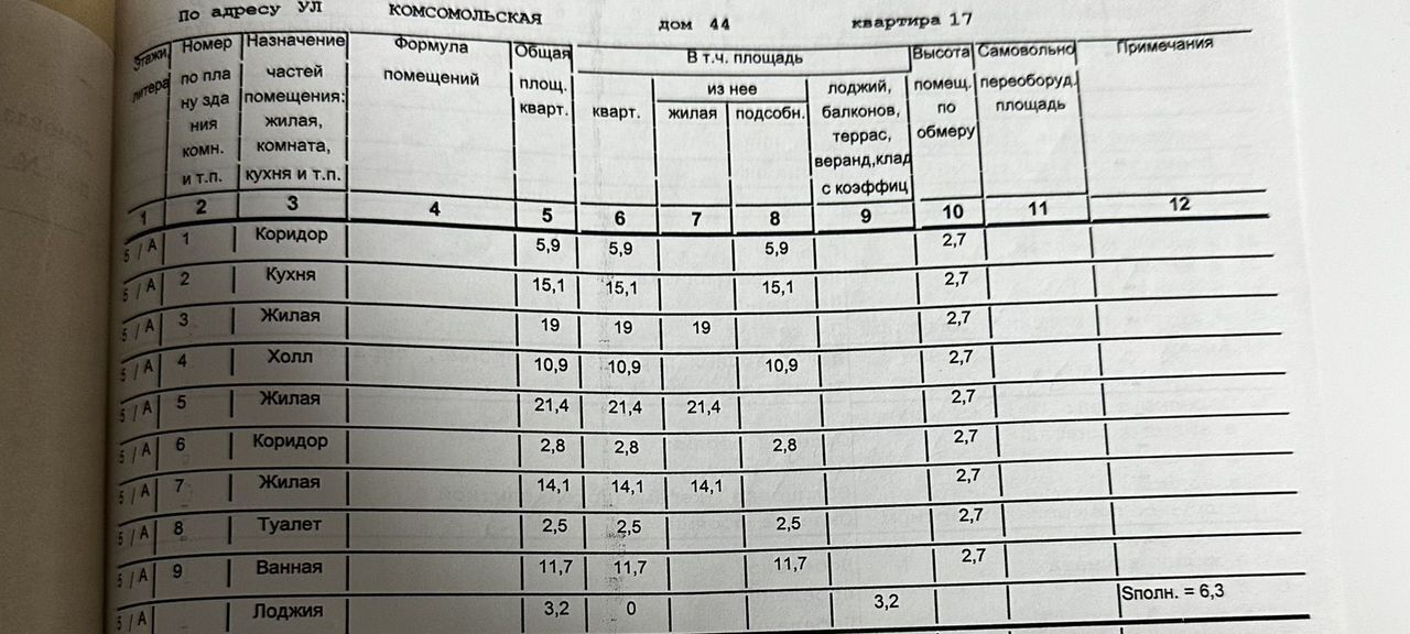 квартира г Орел р-н Заводской ул Комсомольская 44 фото 2