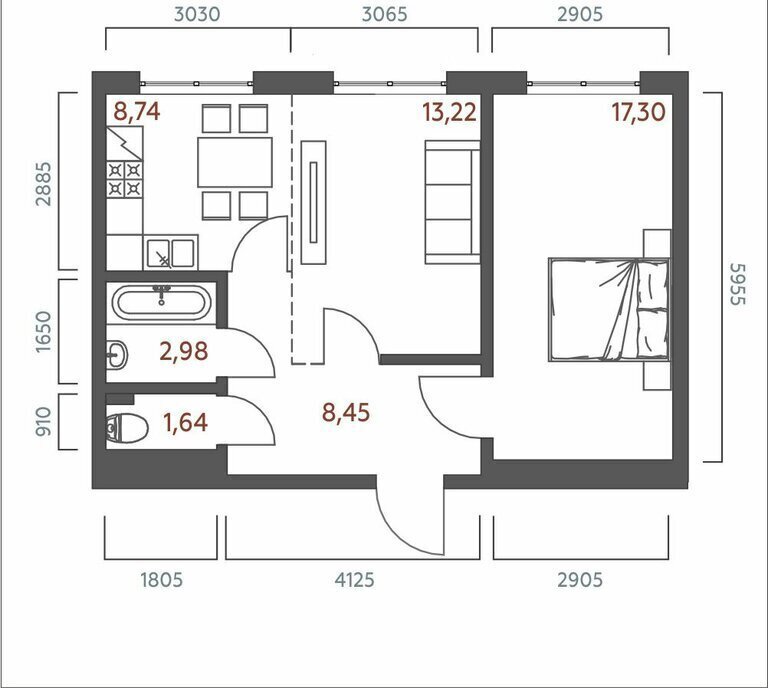 квартира г Иркутск ул 6-я Советская 2 фото 1