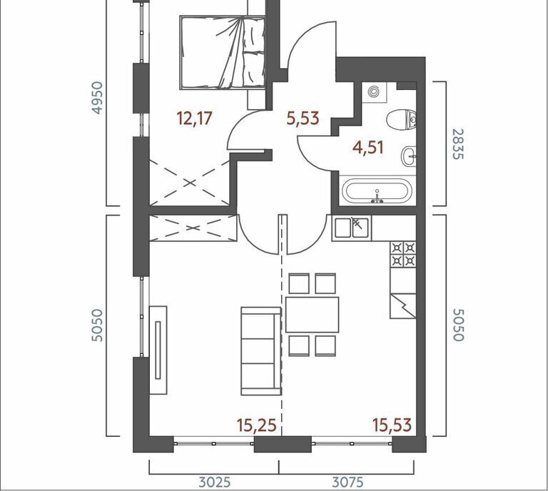 квартира г Иркутск ул 6-я Советская 2 фото 1