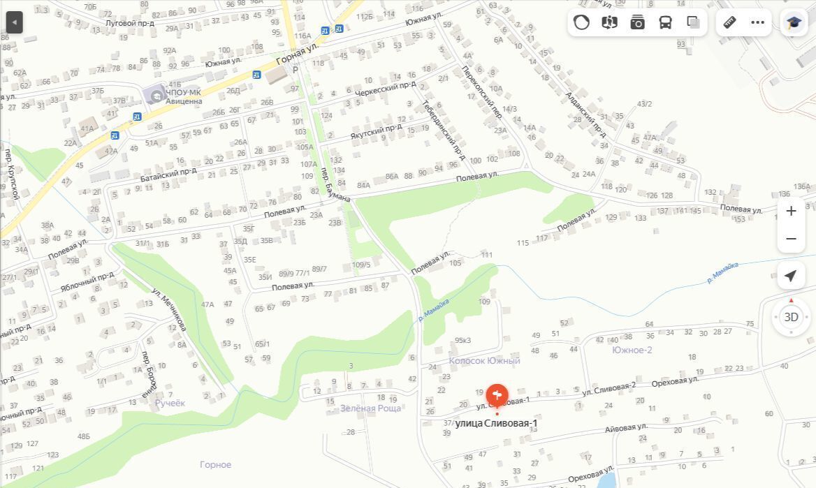 земля г Ставрополь р-н Ленинский снт Южное-1 ул Сливовая-2 фото 1