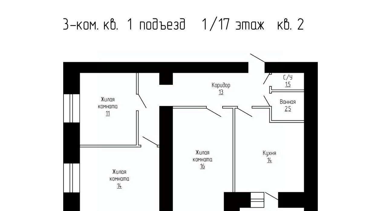 квартира р-н Тамбовский д Крутые Выселки ул. Ю. А. Жоголева, 3 фото 1