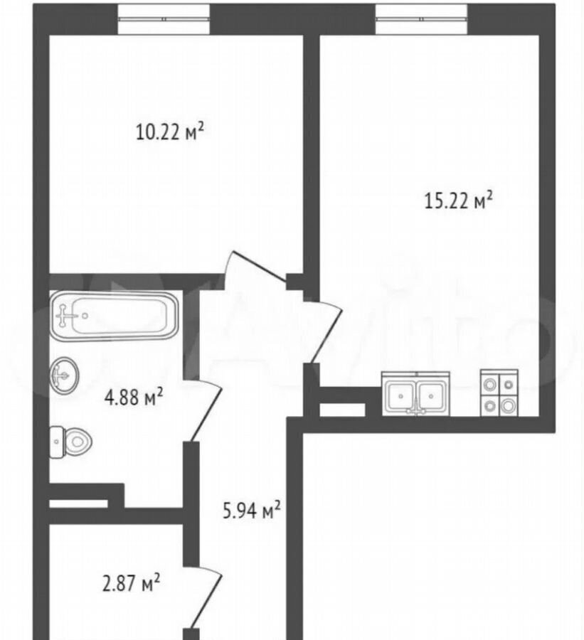 квартира г Тюмень р-н Калининский ул 9 Января 160к/2 фото 8