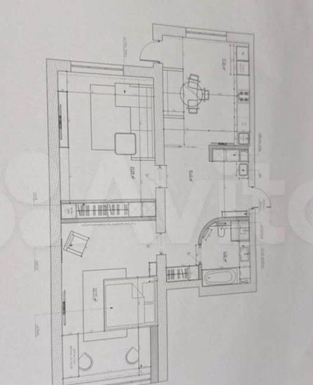 квартира г Чебоксары р-н Московский ул Пирогова 4к/2 фото 2