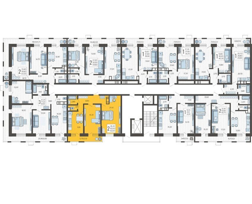 квартира г Краснодар микрорайон 9-й километр ул Ярославская 115/5 фото 2