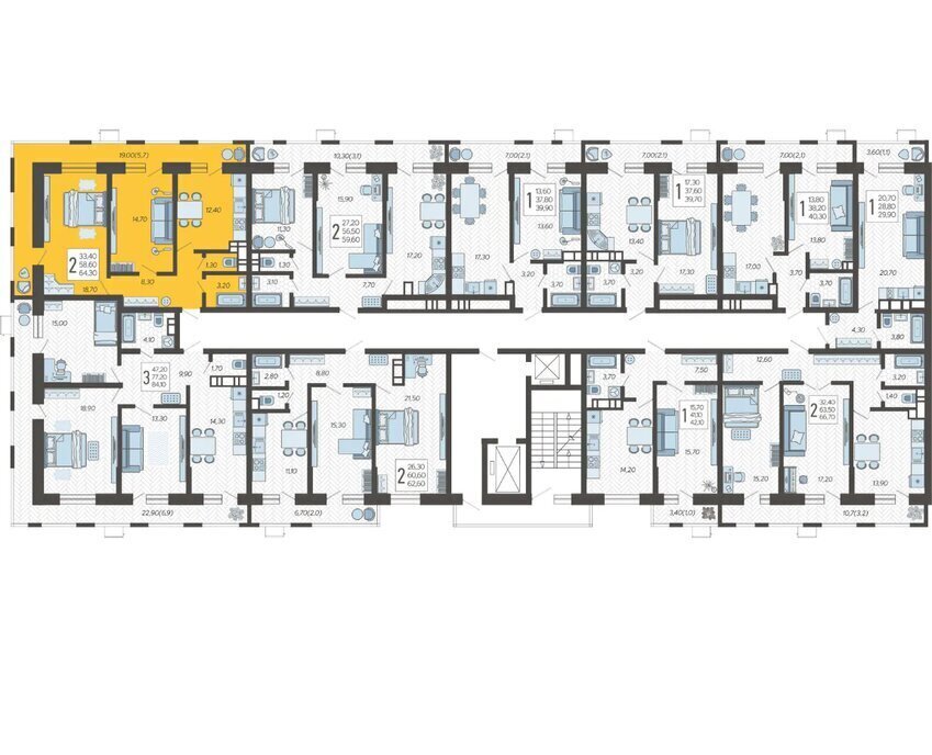 квартира г Краснодар микрорайон 9-й километр ул Ярославская 115/5 фото 2