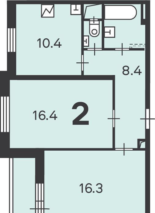 квартира г Москва метро Бутово ул Краснолиманская 29 фото 4