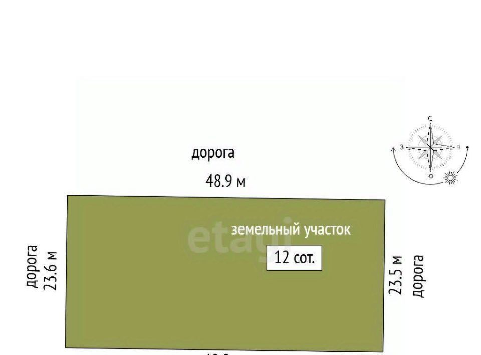 земля р-н Симферопольский снт Пневматика-2 ул Солнечная Трудовское с/пос, СПК фото 2