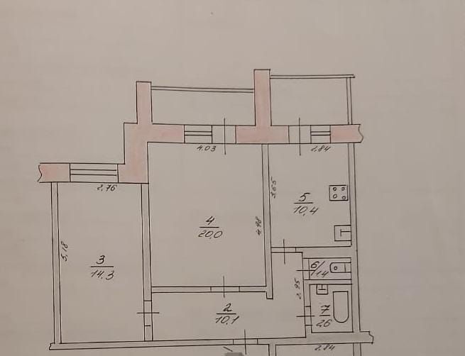 квартира р-н Альметьевский г Альметьевск ул Ленина 123 фото 16