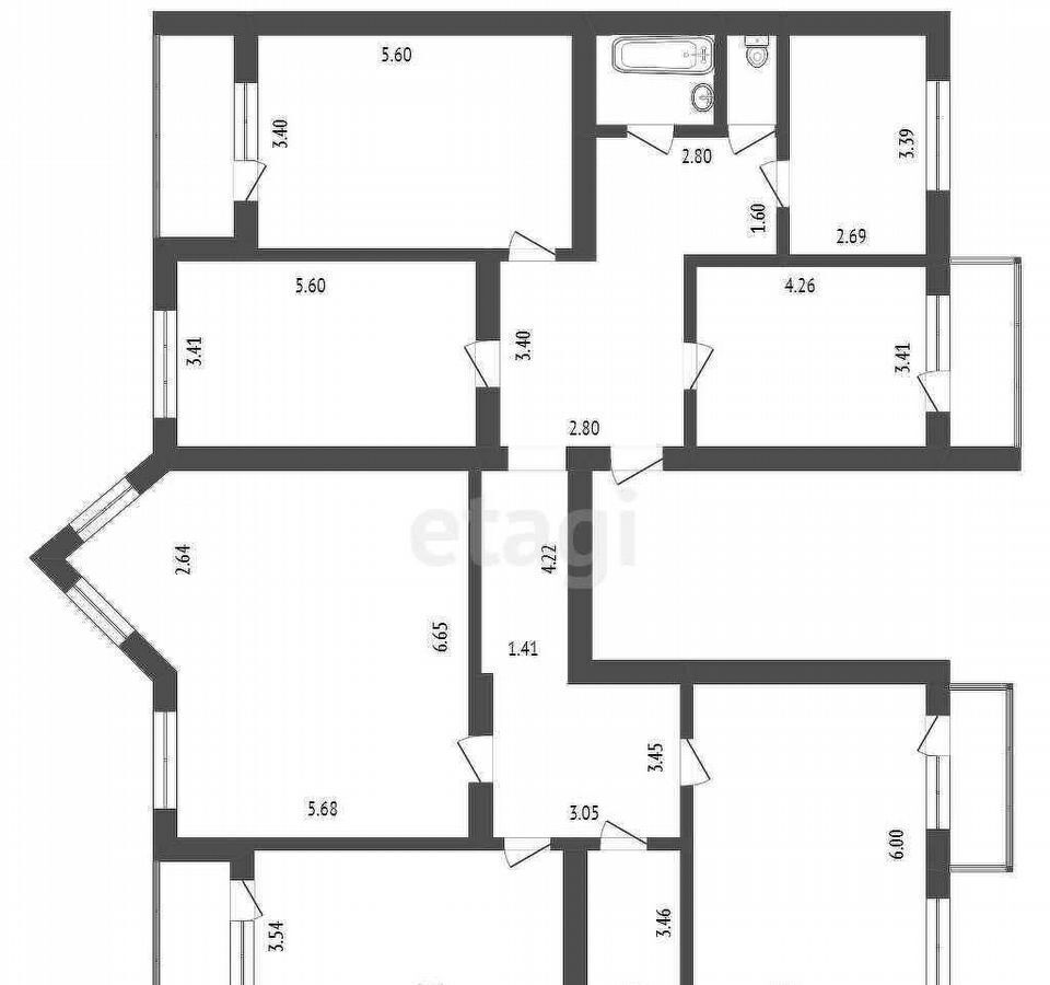 квартира г Тобольск мкр-н 3А, 4 фото 40