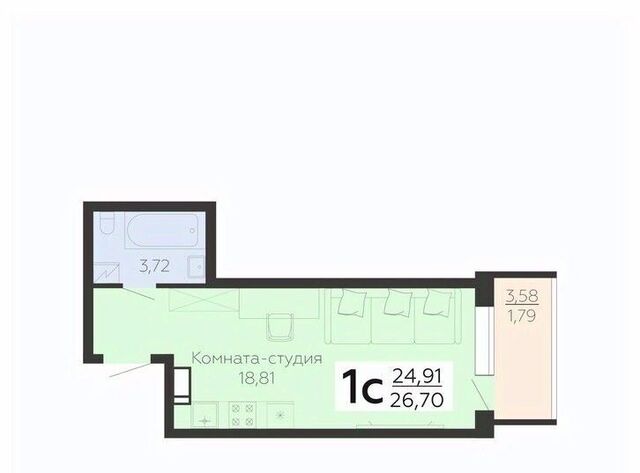 квартира р-н Коминтерновский дом 78к/3 фото