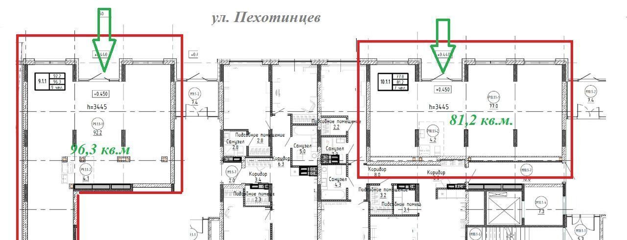 торговое помещение г Екатеринбург р-н Железнодорожный Машиностроителей ул Пехотинцев 2д фото 6
