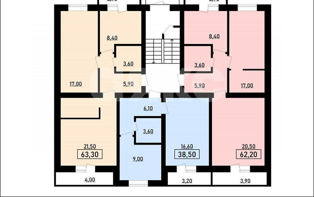 квартира р-н Кореновский г Кореновск ул Таманская 3к/2 фото 11