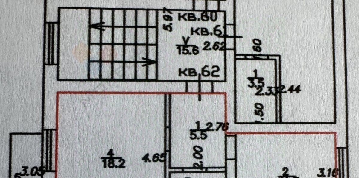 квартира г Краснодар р-н Прикубанский ул Сергиевская 51 фото 16