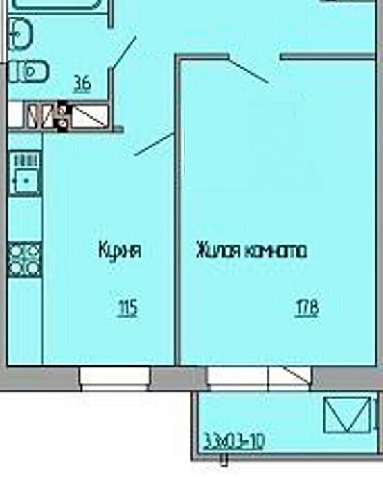 квартира г Краснодар ул Московская 125к/1 фото 26