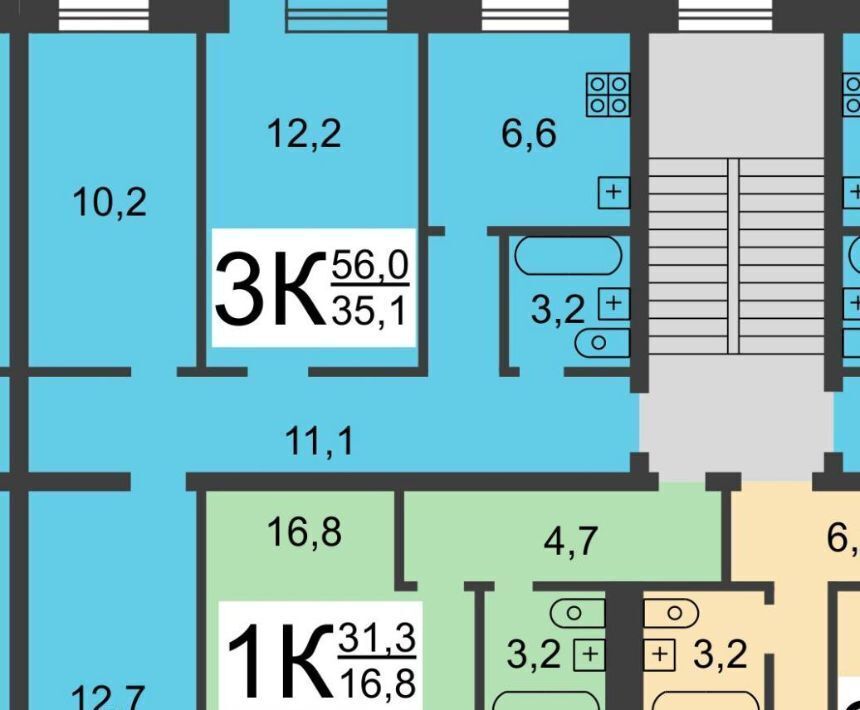 квартира г Нижний Новгород Горьковская ул Бекетова 50 фото 10