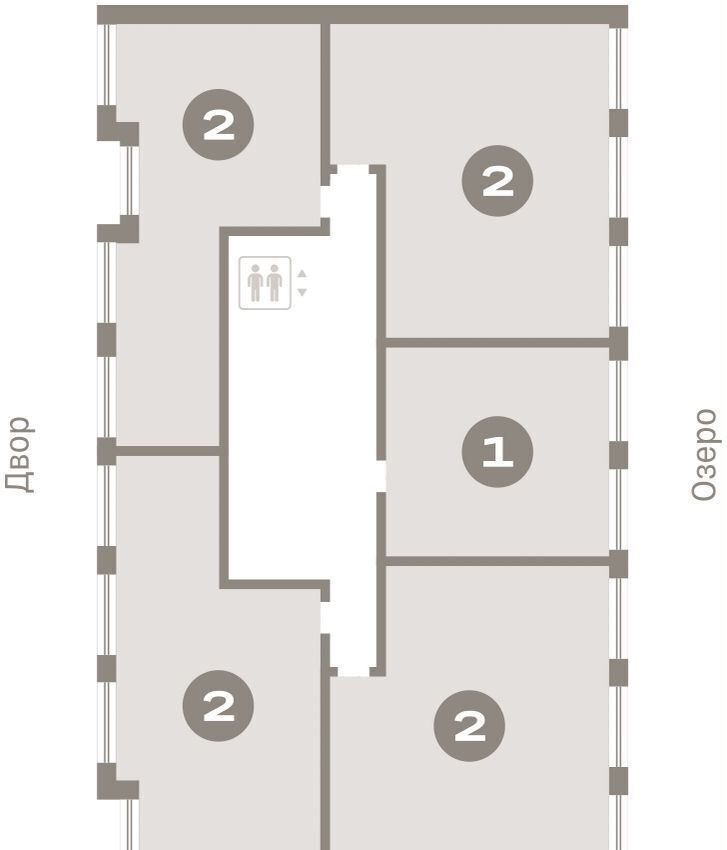 квартира г Тюмень р-н Центральный ул Муравленко 9 корп. 2 фото 3