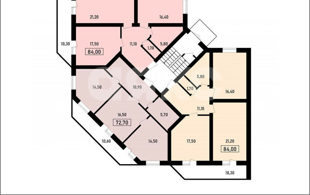 квартира р-н Кореновский г Кореновск ул Таманская 3к/2 фото 10
