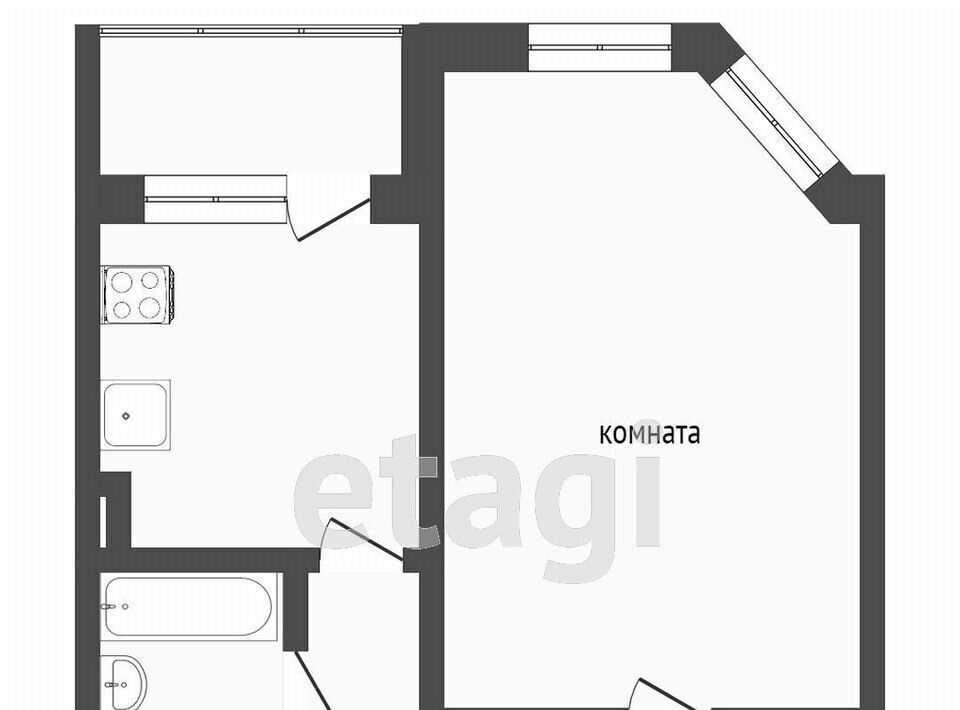 квартира г Надым ул Зверева 40 фото 1