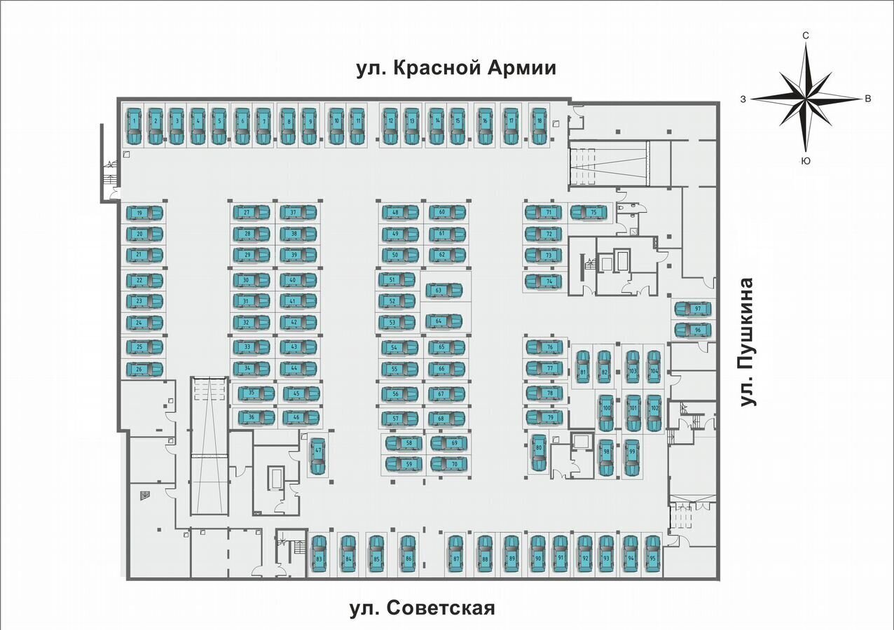 машиноместо г Красноярск р-н Железнодорожный ул Ленина 221 фото 2