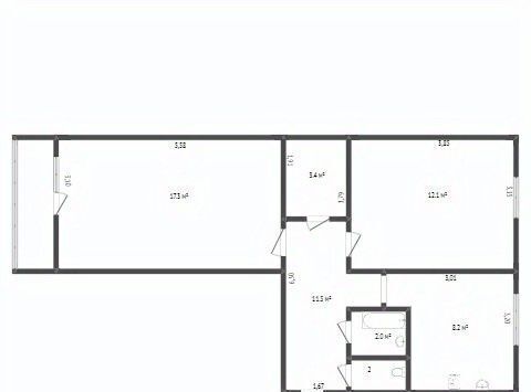 квартира г Благовещенск ул Дьяченко 2б 2-й мкр фото 2