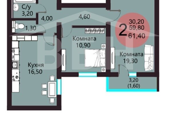 квартира ул Шишкова 140б/23 фото