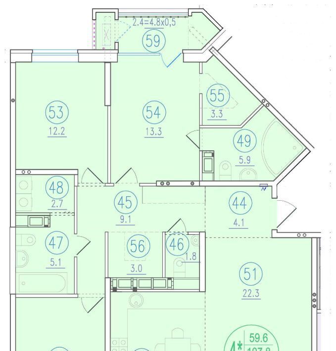 квартира г Ростов-на-Дону р-н Советский ул Благодатная 164 фото 1