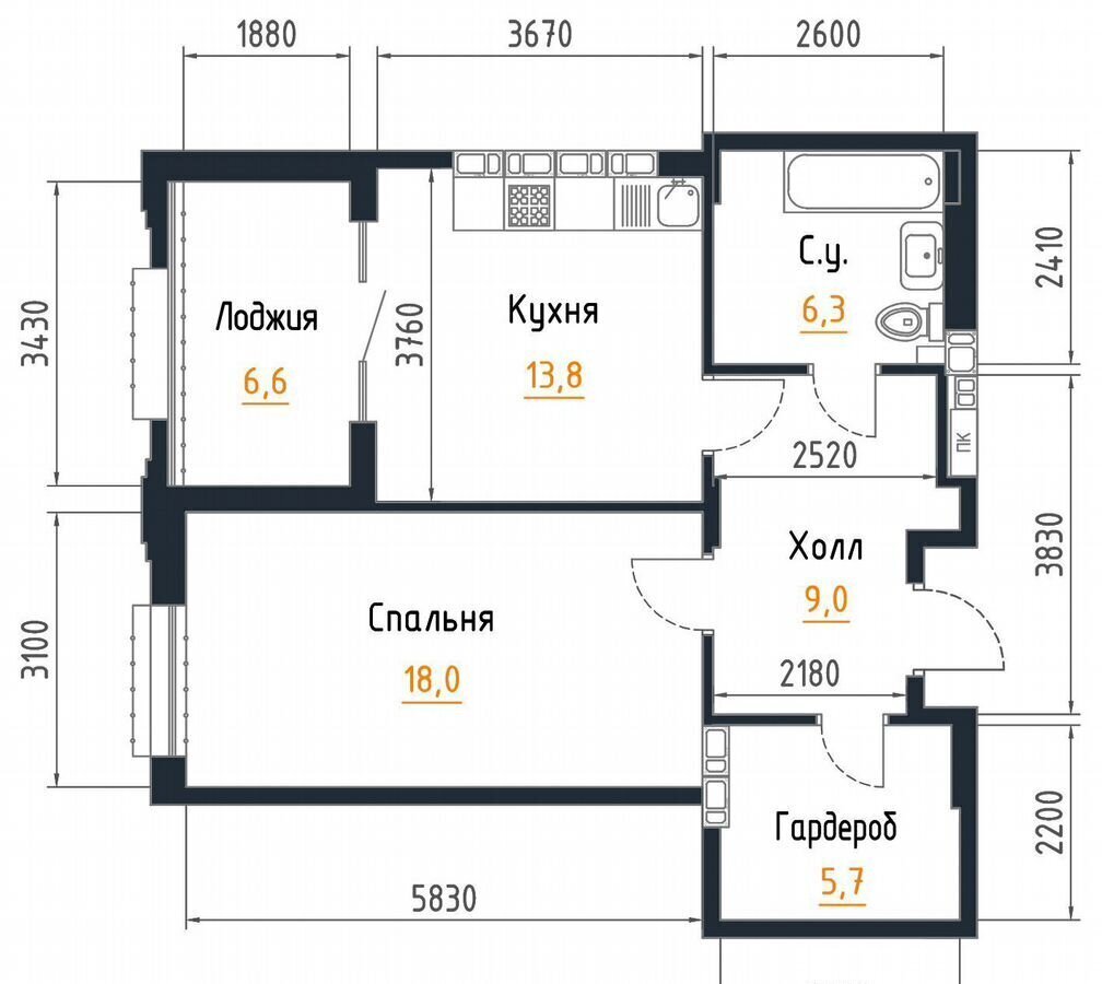 квартира г Ростов-на-Дону р-н Кировский ул Седова 21/1 фото 2