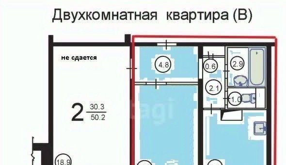 комната г Москва метро Кантемировская ул Кантемировская 16к/1 фото 2