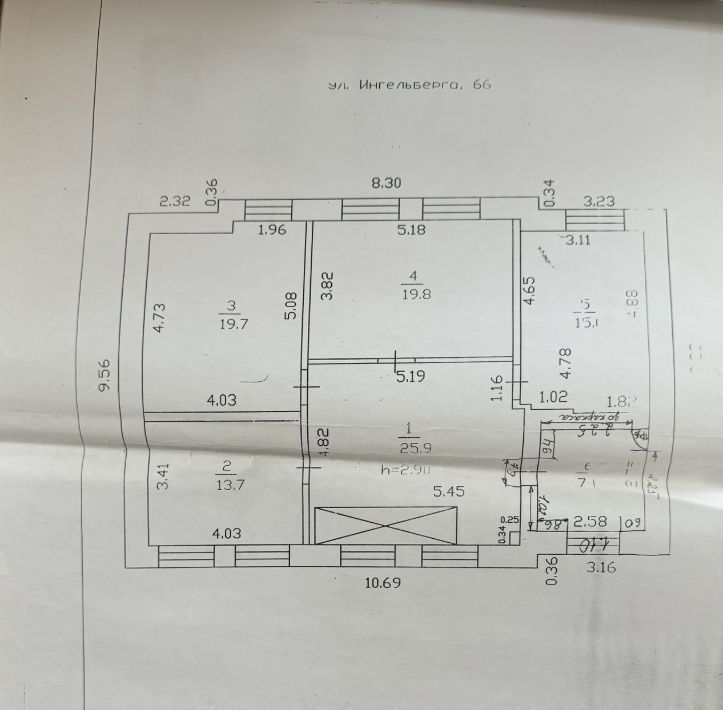 дом г Тольятти р-н Комсомольский ул Ингельберга 66 фото 3