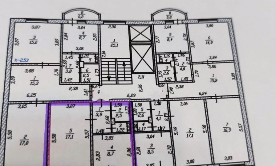 квартира г Чебоксары р-н Ленинский ул П.В.Дементьева 2к/2 фото 6