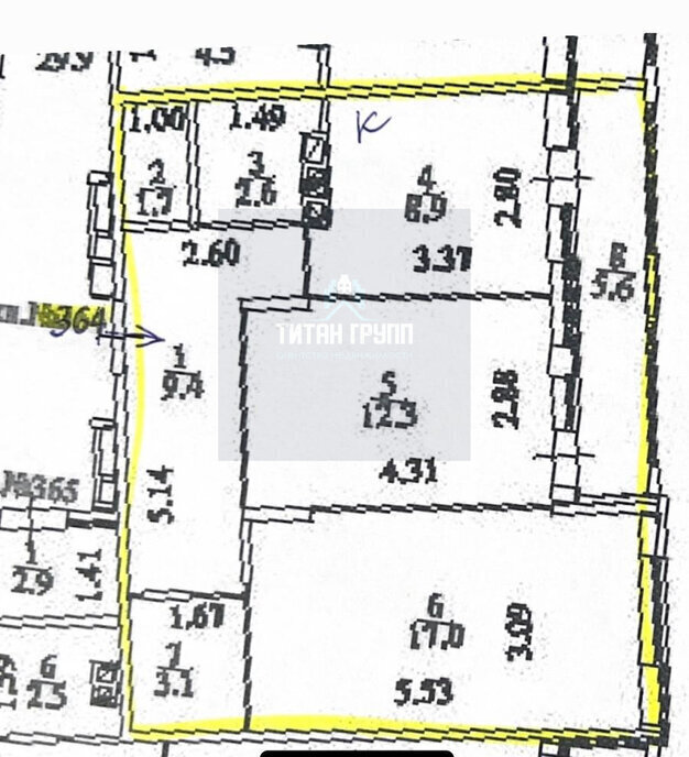 квартира г Краснодар ул 3-я Трудовая 1/3 фото 1