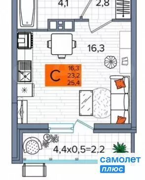 квартира г Краснодар ул Западный Обход 65а фото 1