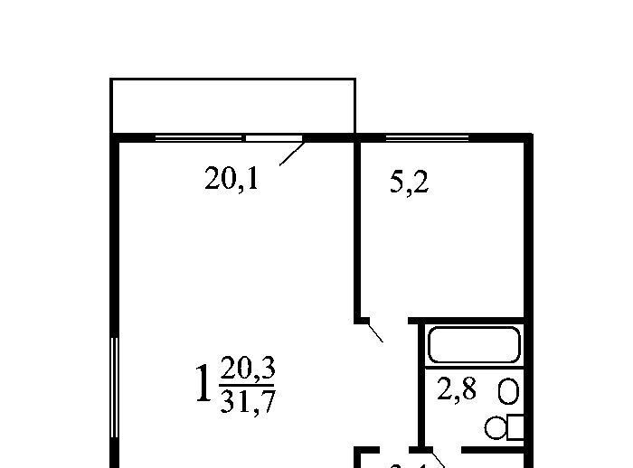 квартира г Москва метро Выхино ул Молдагуловой 18к/2 фото 2