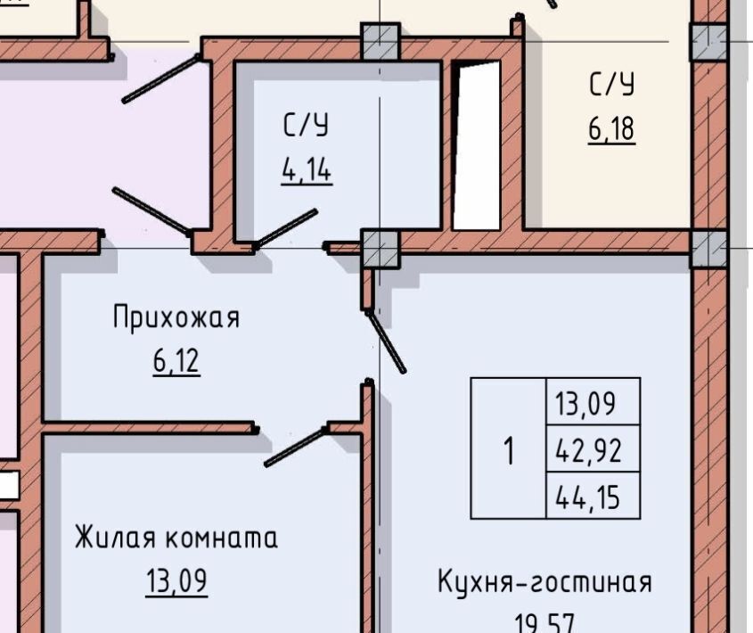 квартира г Нальчик ул Байсултанова 16 фото 2