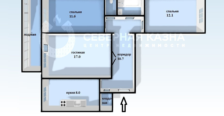 квартира г Екатеринбург Чкаловская ул Краснолесья 14к/3 фото 1
