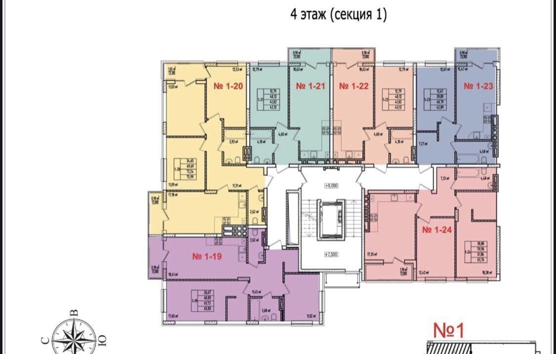 квартира г Калининград р-н Московский ул. Толстикова, д. 36, корп. 2 фото 3