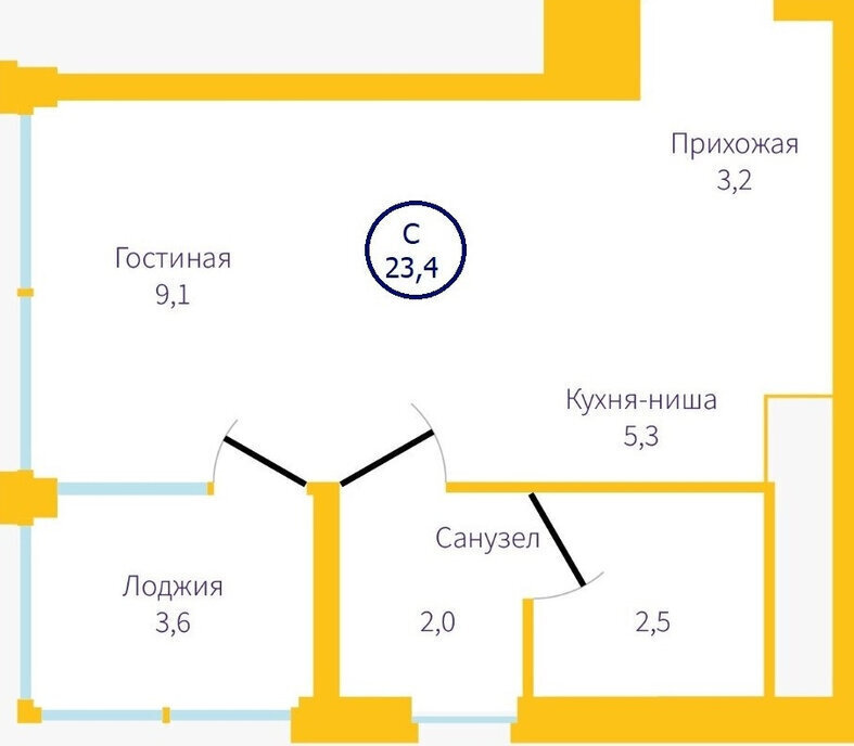 квартира г Екатеринбург Ботаническая ул Щербакова 76 фото 1