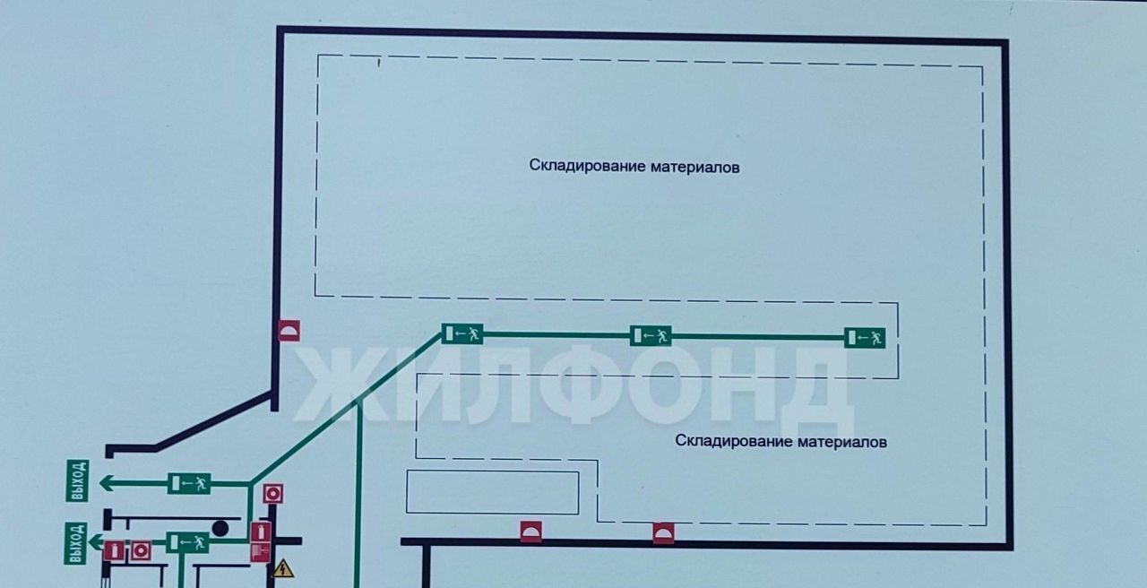 производственные, складские г Новосибирск р-н Ленинский ул Станционная 2/4 60, 1 пом фото 10