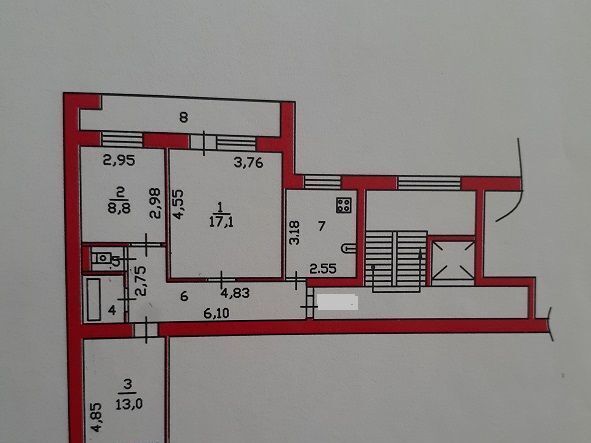 квартира г Пенза р-н Ленинский ул 8 Марта 17 фото 13