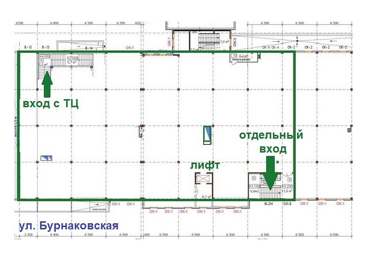 офис г Нижний Новгород р-н Московский Бурнаковская ул Бурнаковская 77а фото 11