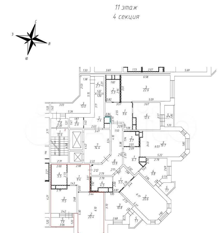 квартира г Балашиха д Федурново ул Авиарембаза 12 фото 2