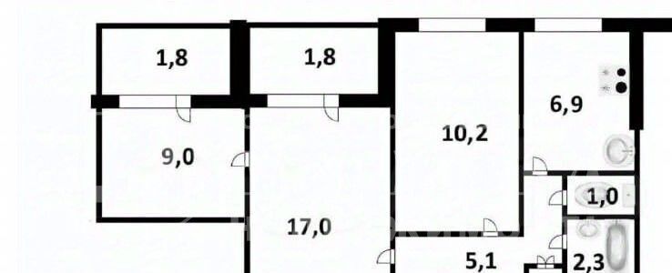 квартира г Кемерово р-н Ленинский пр-кт Ленина 138 фото 2