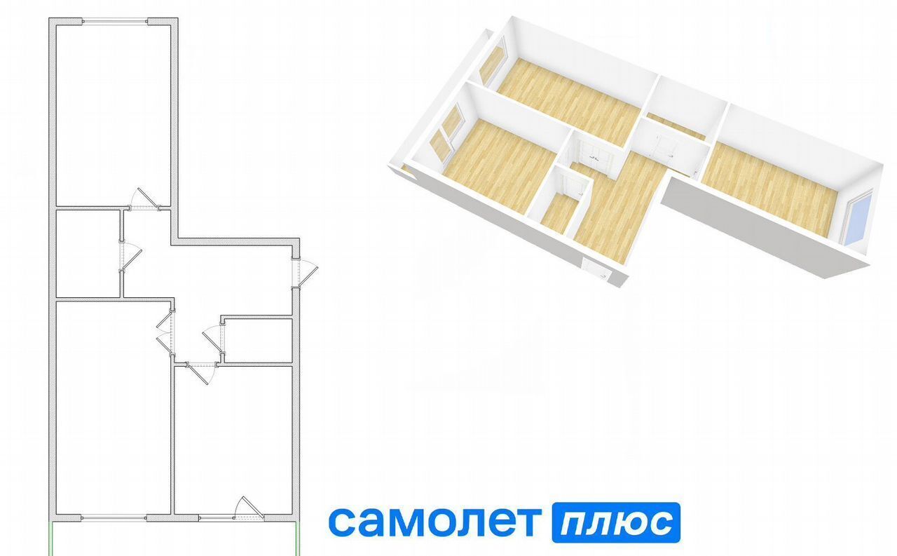 квартира г Кемерово р-н Рудничный ул Серебряный бор 27 Кемеровская обл. — Кузбасс фото 12