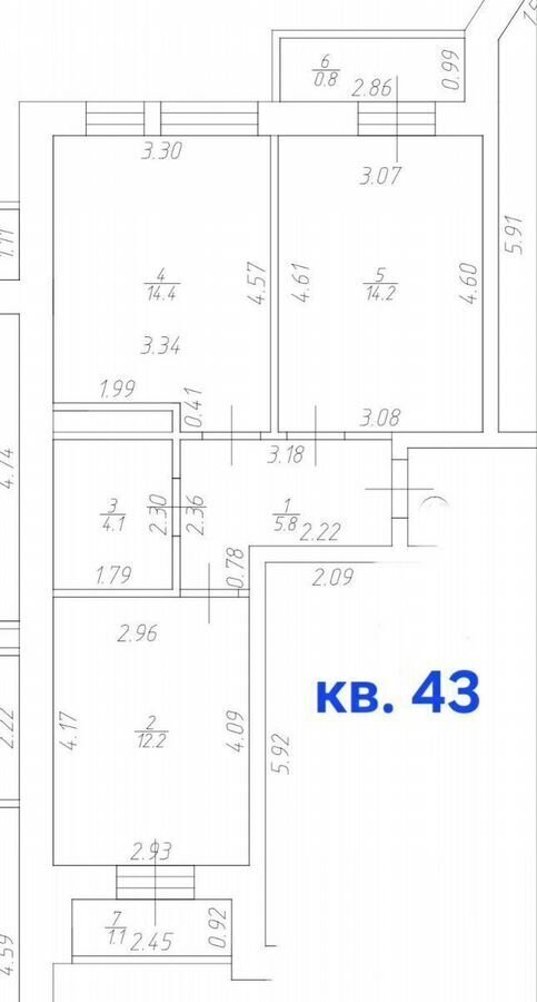 квартира г Казань р-н Вахитовский Суконная слобода ул Волкова 12 фото 10