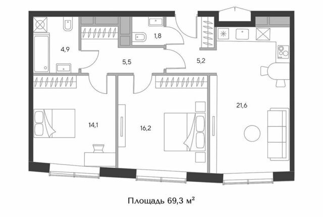 метро Чкаловская пл Курского Вокзала 1 фото