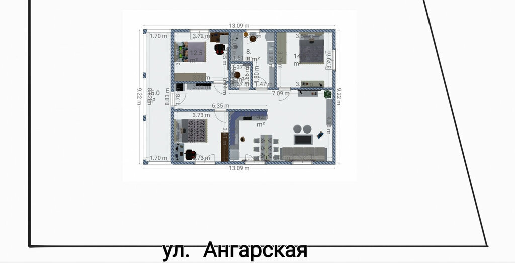 дом г Новороссийск ст-ца Раевская ул Ангарская 21 фото 16