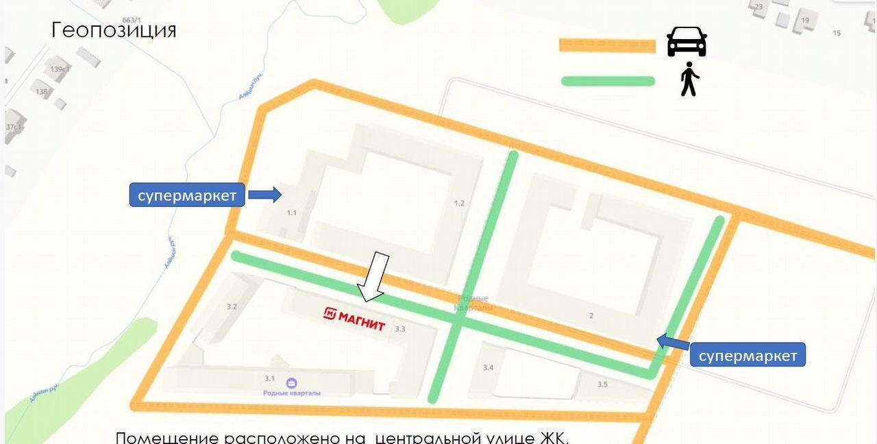 торговое помещение г Щербинка ЖК «Родные кварталы» 3/3 Внуково Толстопальцево, Новомосковский административный округ, Московская область, городской округ Наро-Фоминский, Кокошкино фото 5
